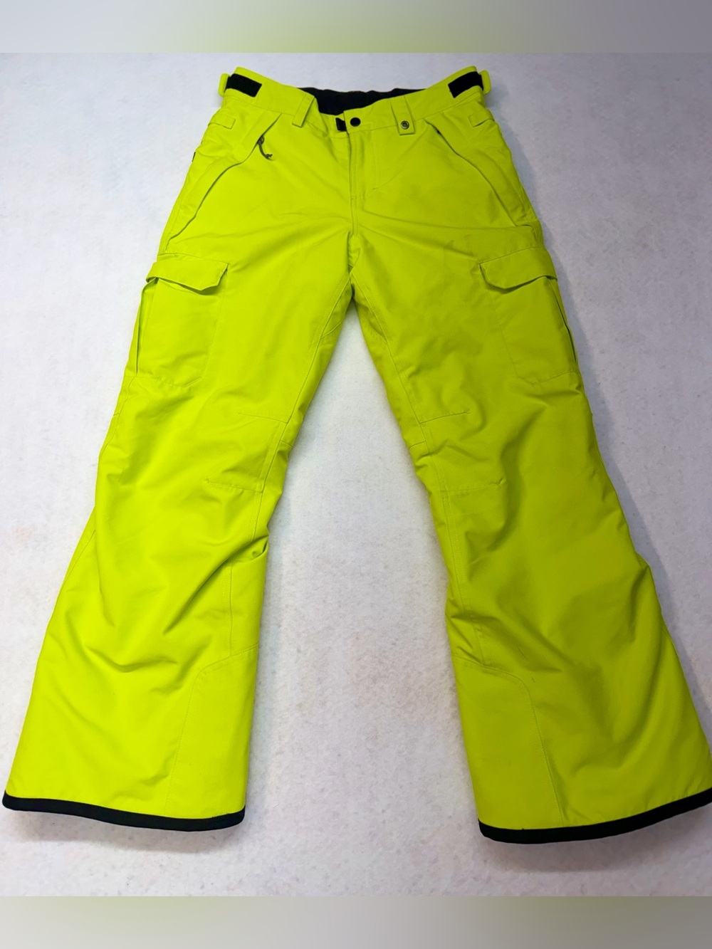 686 Kids Neon Yellow Ski Pants Size Large